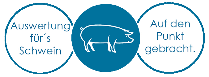 Logo Auswertungsservice für´s Schwein, Karin Müller